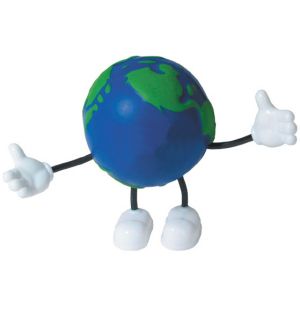 GK329 Earth Bendy Stress Reliever Ball