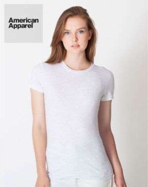 2102W American Apparel Ladies Short Sleeve T Shirt