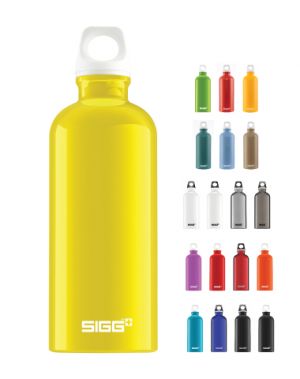 SIGG Hot and Cold One Water Bottle 0.5L White with Tea Filter