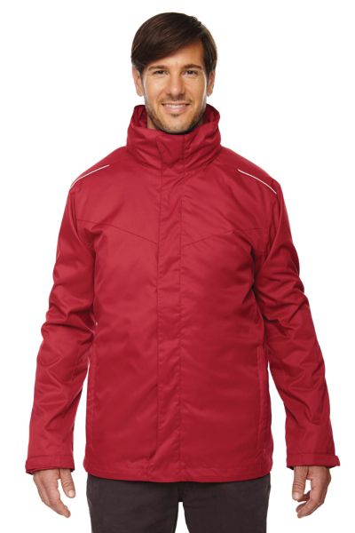 Printed Men's Region 3-in-1 Jacket with Fleece Liner